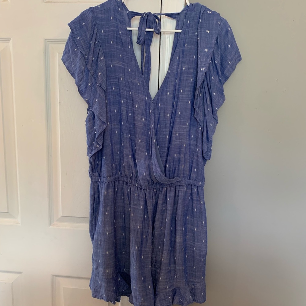 American Eagle Outfitters Blue Jumpsuit